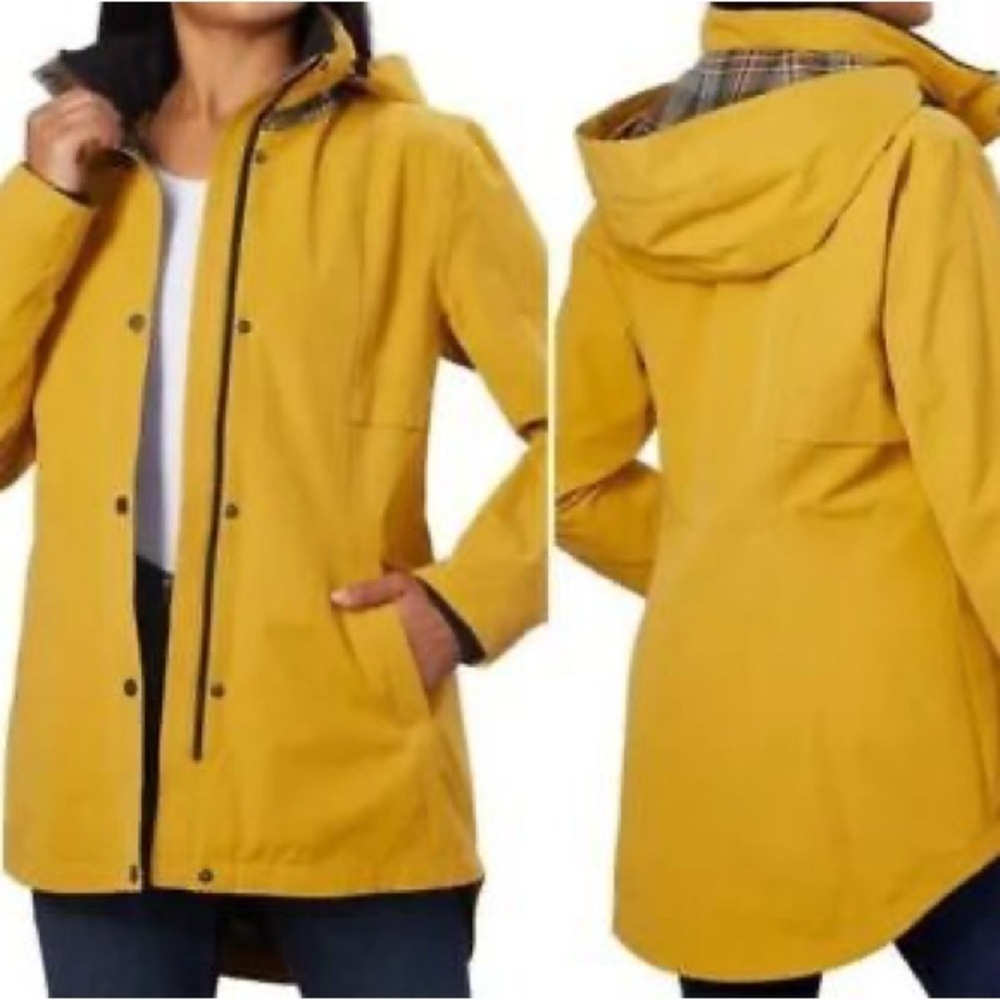 Pendleton Rain Jacket Medium Mustard Yellow Water… - image 1